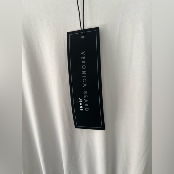 BID Veronica Beard Larsen Dress Two-tone White / Green Dress, Small - Picture 8 of 9